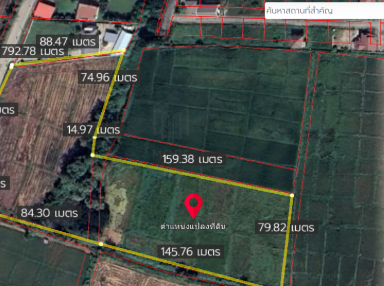 Property id024ls Land for sale in San Khum Phaeng 14-3-82 Rai  near Buak Khang Municipality-MR-024ls