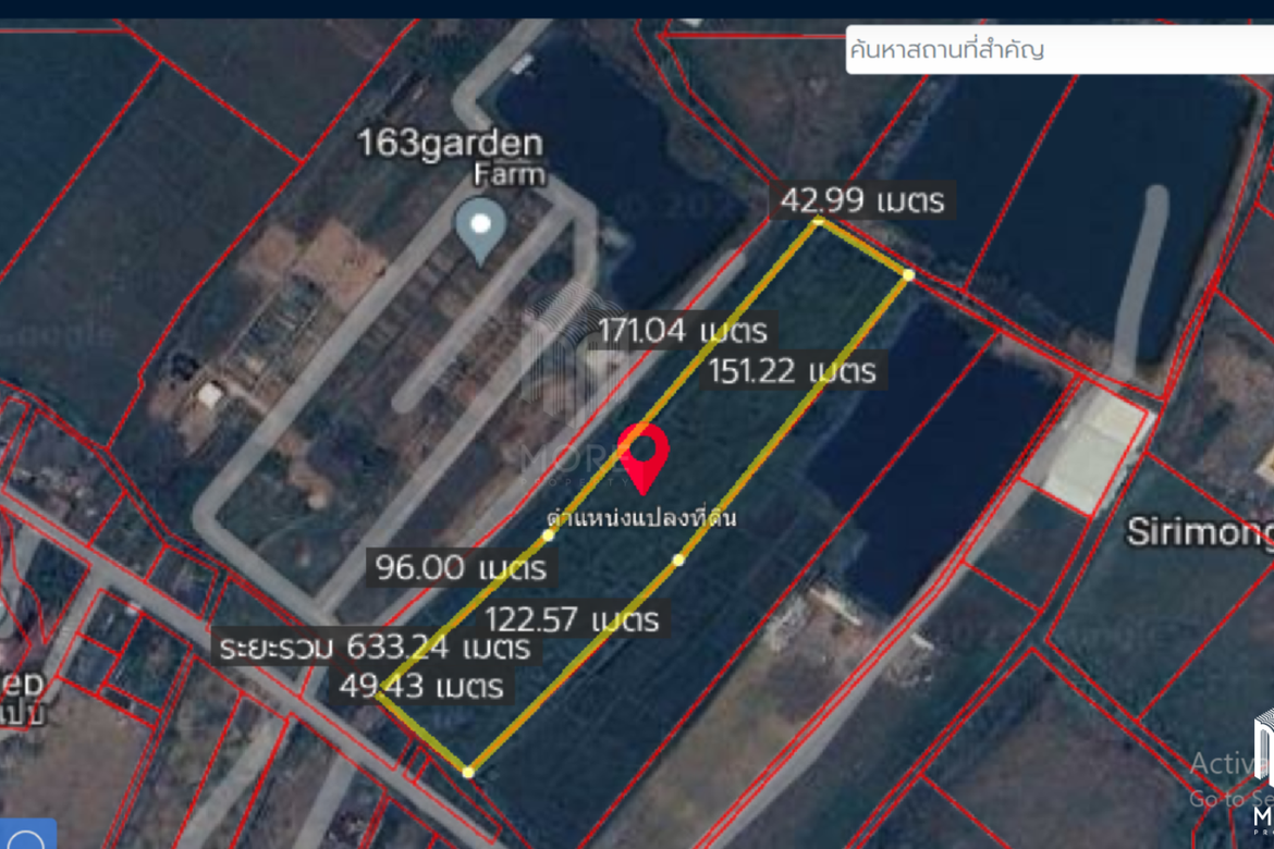 Property id 180ls Land for sale in San Kham Phaeng 7-3-53 Rai near Mae Kue Market-MR-180ls