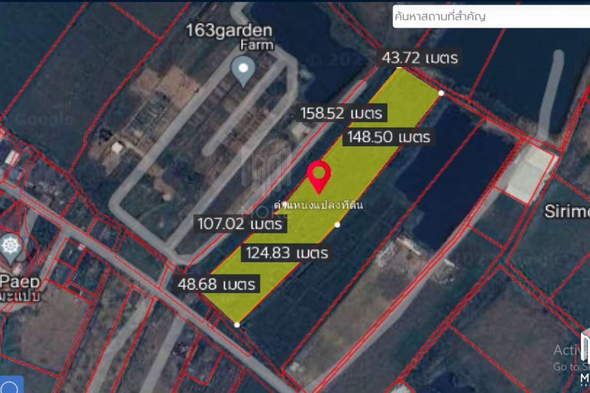 Property id 180ls Land for sale in San Kham Phaeng 7-3-53 Rai near Mae Kue Market-MR-180ls