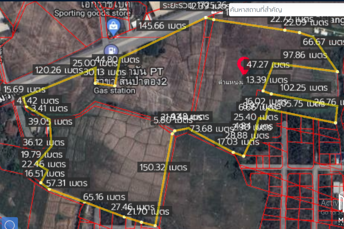 Property id148ls Land for sale in sanpa tong 61-2-40 Rai  nearban piang-MR-148ls