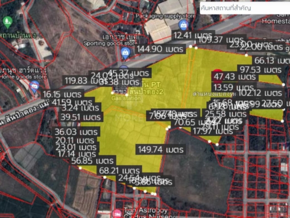 Property id148ls Land for sale in sanpa tong 61-2-40 Rai  nearban piang-MR-148ls