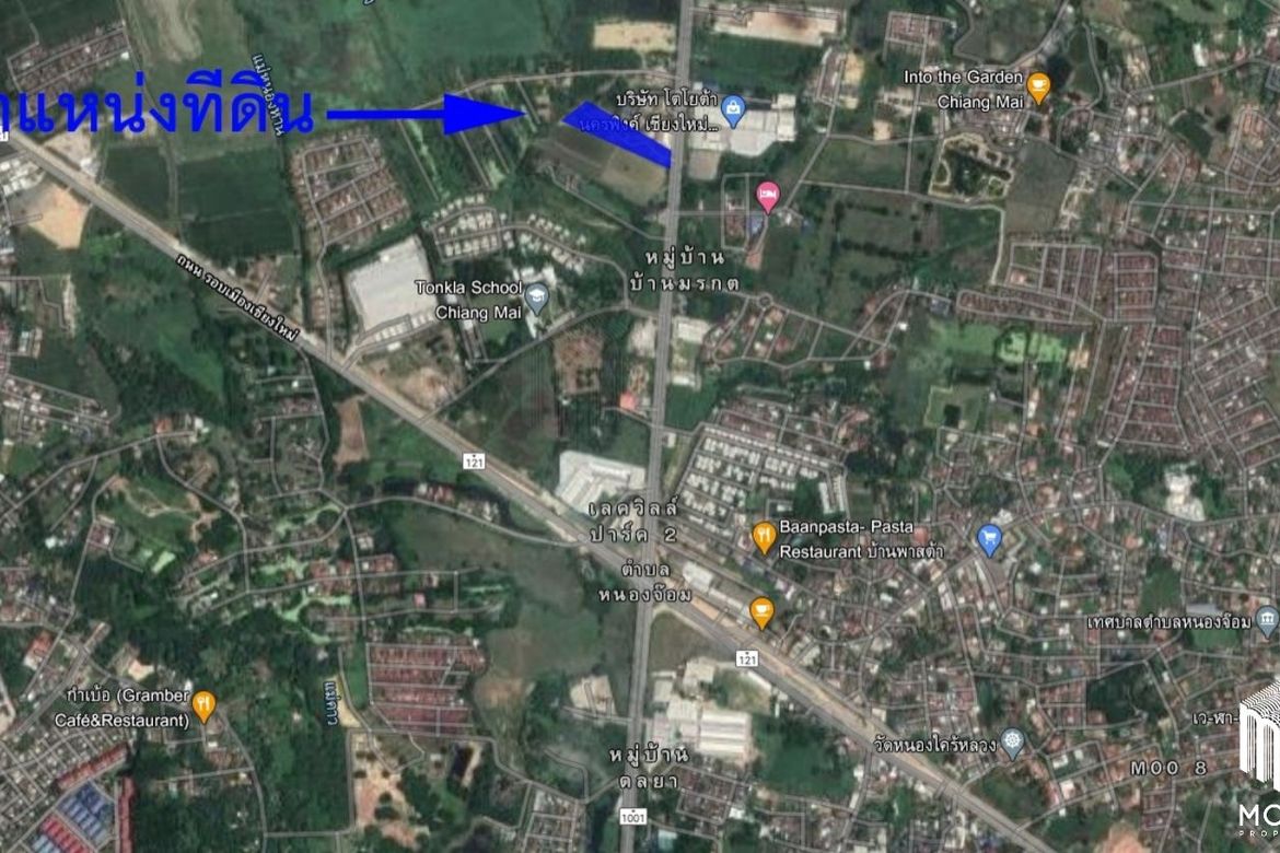 Property id 081ls land for sale 7-1-12 sq.wa. Chiang Mai Province-MR-081LS