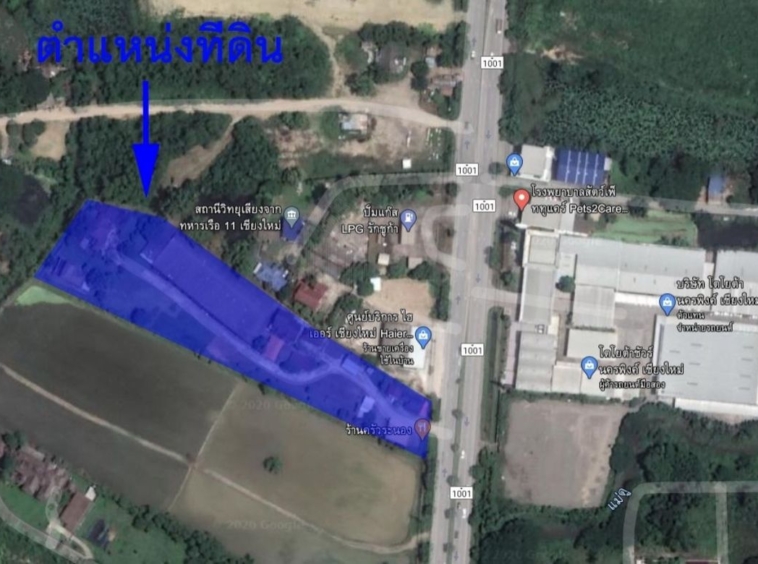 Property id 081ls land for sale 7-1-12 sq.wa. Chiang Mai Province-MR-081LS