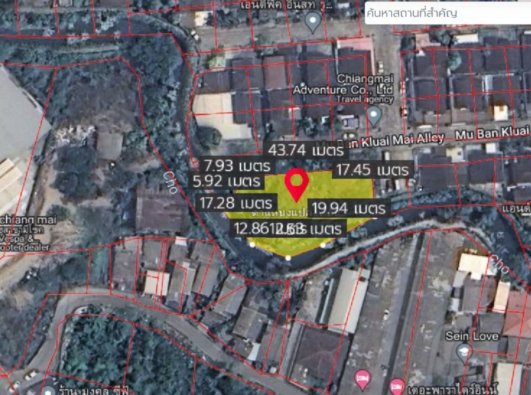 Property id140ls Land for sale in SanSai 0-2-68Rai  near Sam Yak Market-MR-140ls