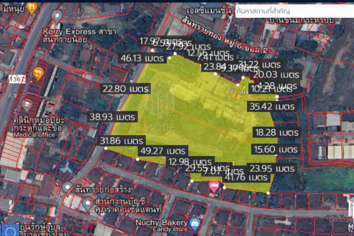 Property ID 166LS Land for sale in San Sai  10 Rai  near Samyak Market