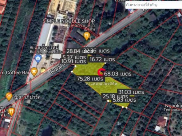 Property id138ls Land for sale in Saraphi 2-1-43Rai  near Wachiralai school-MR-138ls