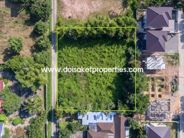 San Sai-DSP-(LS327-01) Nice Plot of Land in a Great Location near Maejo University