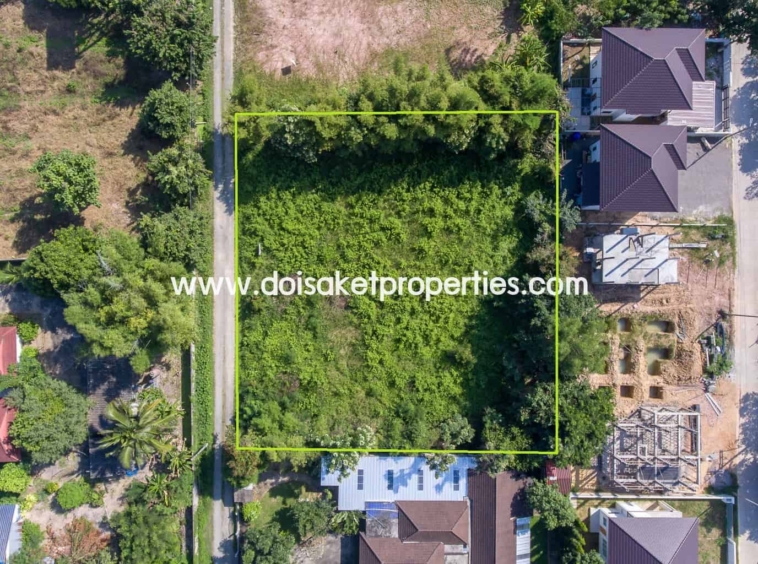 San Sai-DSP-(LS327-01) Nice Plot of Land in a Great Location near Maejo University