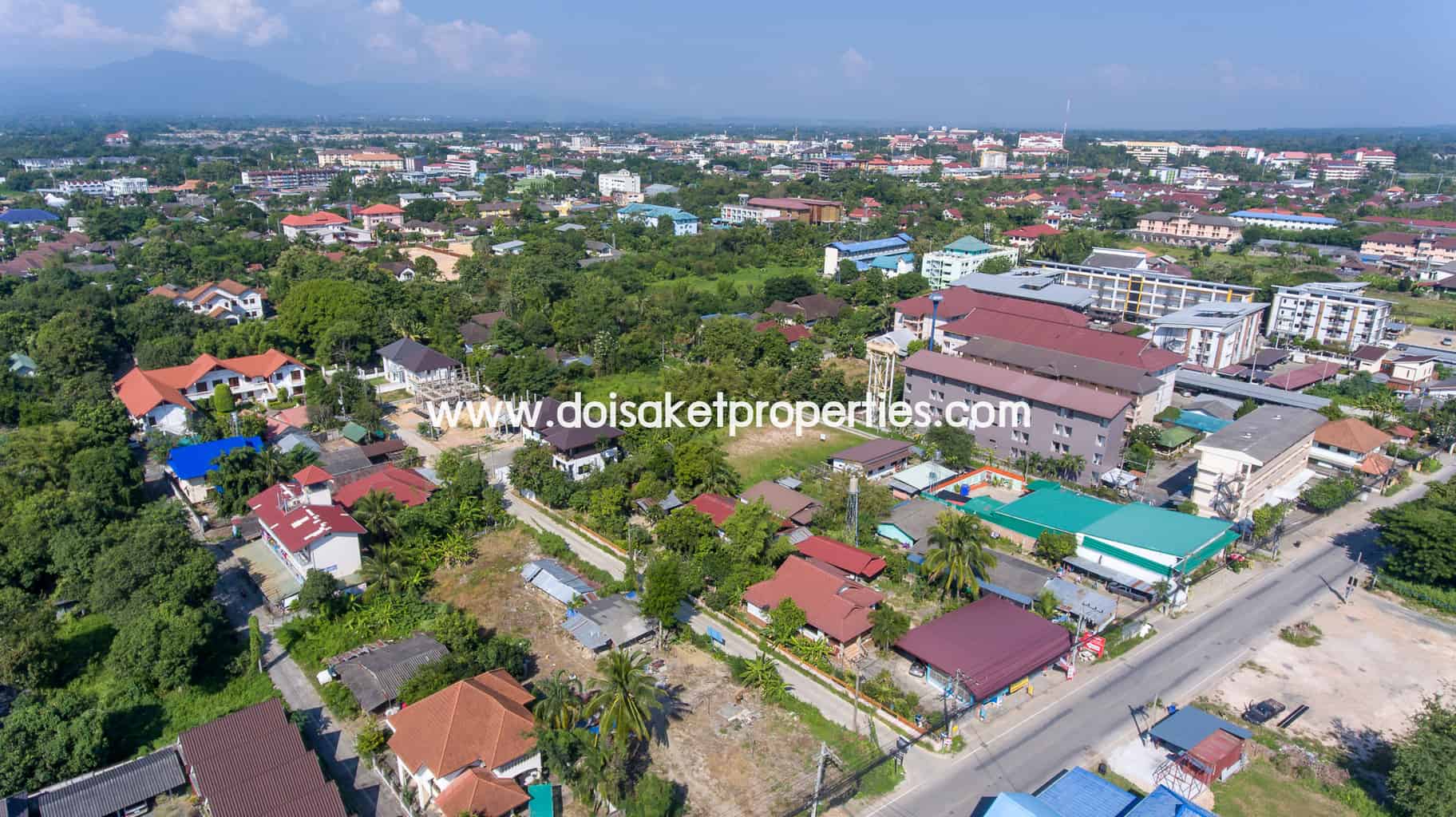 San Sai-DSP-(LS327-01) Nice Plot of Land in a Great Location near Maejo University