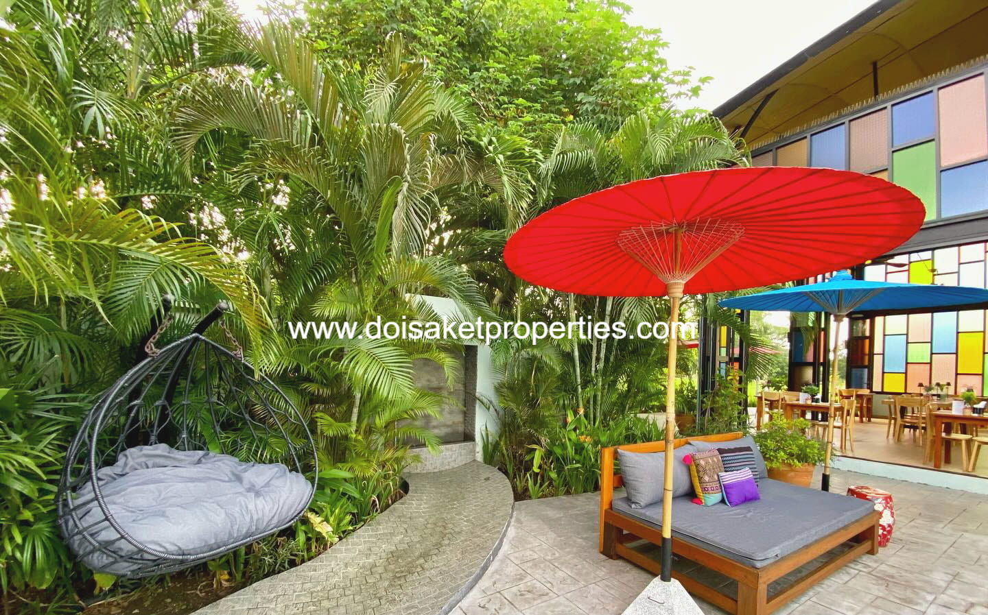 Doi Saket-DSP-(RS005-08) Stunning Extended Family Residence with Many Income Possibilities for Sale in Mae Pong