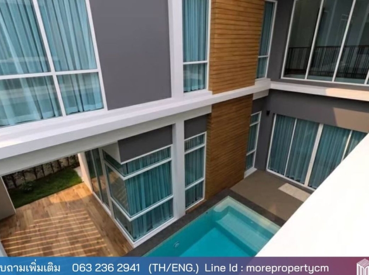 MORE-003PR Pool Villa Chiang Mai for rent  3 bedrooms