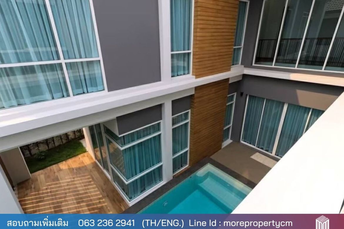 MORE-003PR Pool Villa Chiang Mai for rent  3 bedrooms