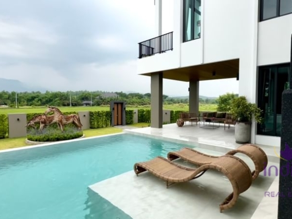 Newly built pool villa for sale