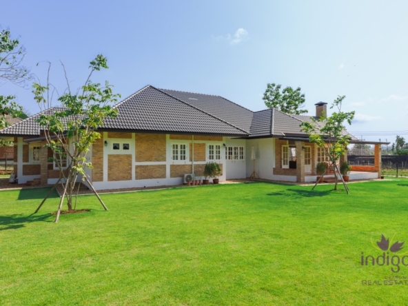 Beautiful Brand New 3-Bedroom English Country Cottage Home for Sale in Huai Sai