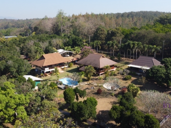 Large Resort Style Property in Mae Taeng For Sale-I-3195