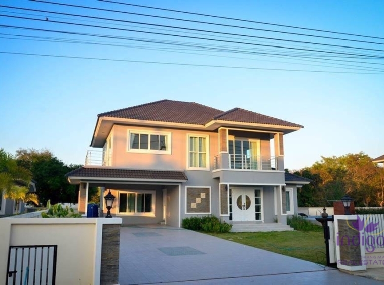 Two storey house 4 bedroom for sale at thanaporn park home 5 sansai chiangmai-I-3755