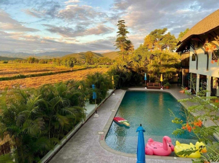 Luxury Resort Estate in Chiang Mai's Doi Saket Rice Paddies-TNP-D1175