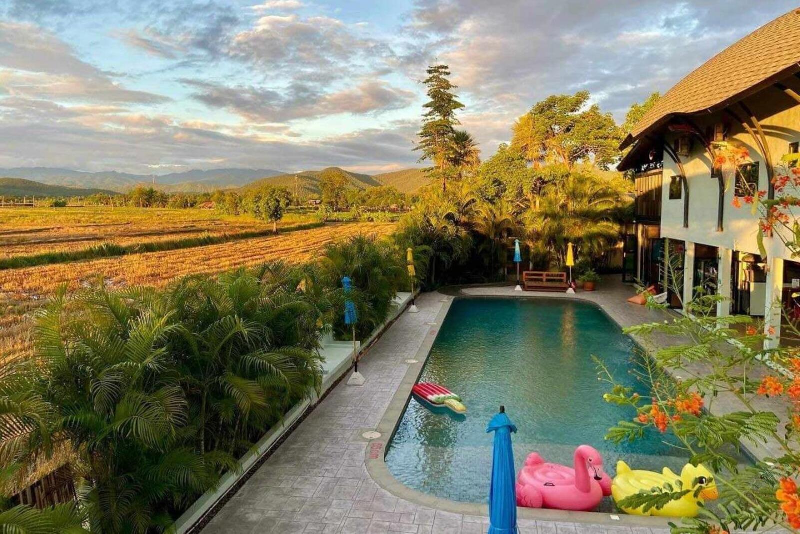 Luxury Resort Estate in Chiang Mai's Doi Saket Rice Paddies-TNP-D1175