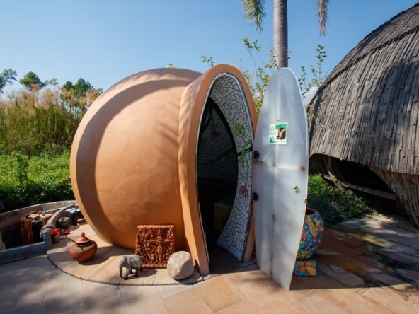 Unique Bamboo Dome Houses in Hang Dong-TNP-A1036