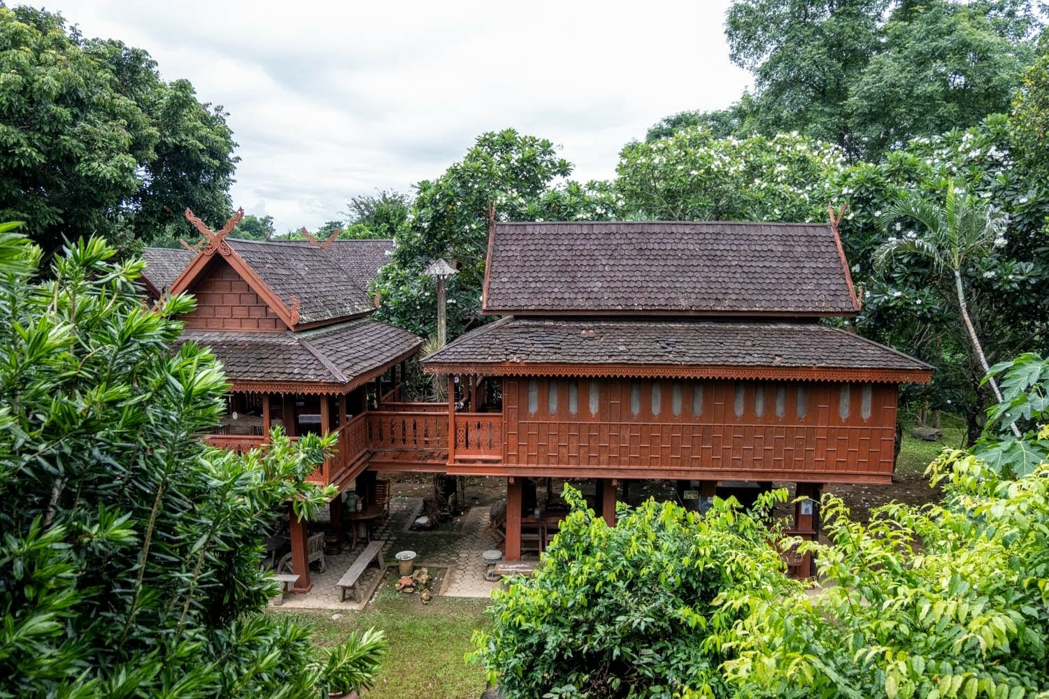 Teak Compound on 17.5 Rai along Ping River in Mae Rim-TNP-A875