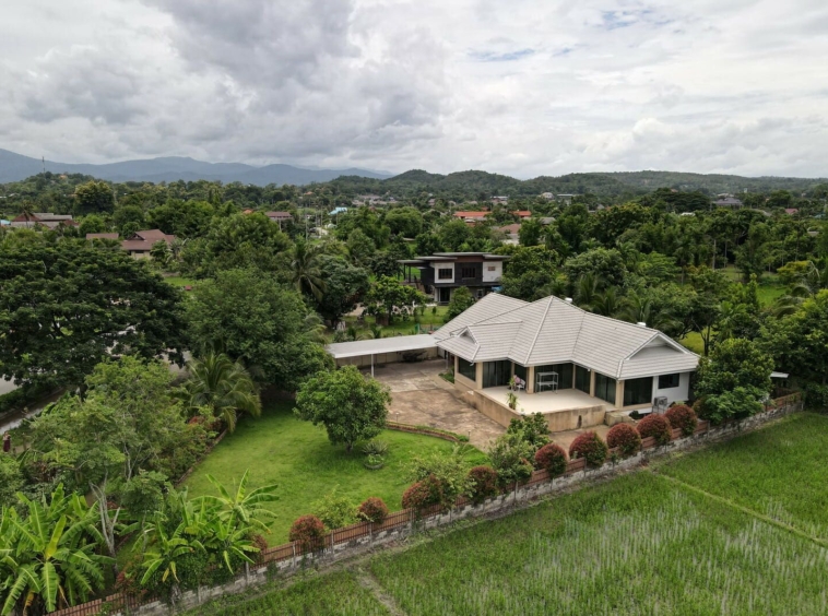 3 Bedroom House in Mae Rim with View over Rice Paddies-TNP-D144