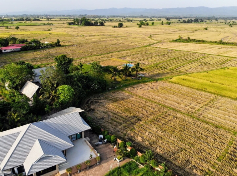 3 Bedroom House in Mae Rim with View over Rice Paddies-TNP-D144