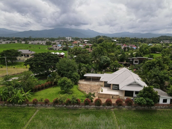 3 Bedroom House in Mae Rim with View over Rice Paddies-TNP-D144