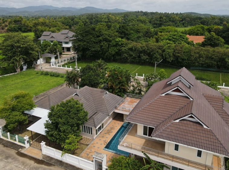 Twin Two-Bedroom Houses with Central Pool in Mae Rim-TNP-D920