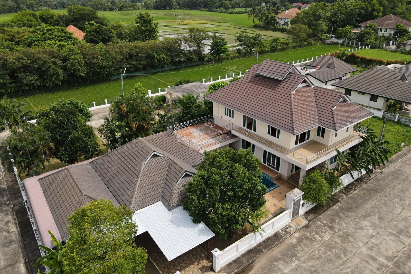 Twin Two-Bedroom Houses with Central Pool in Mae Rim-TNP-D920