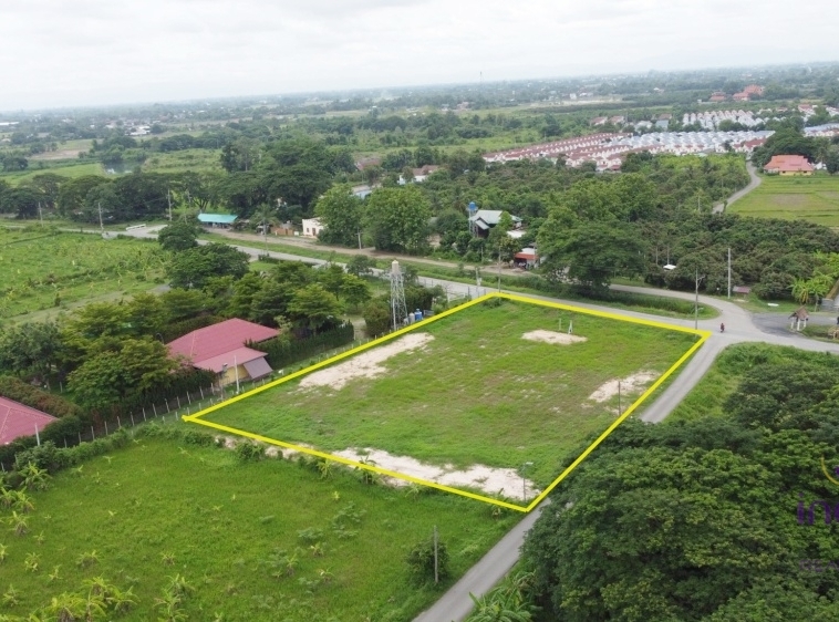 Beautiful Plot of Land for sale 2 Rai 68 Sqw Sanpatong Chiang Mai-I-3750