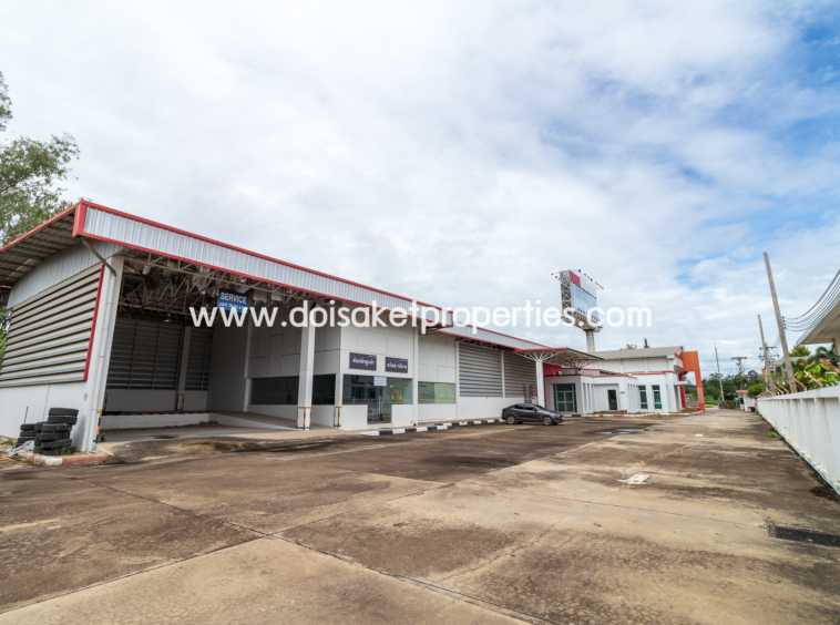 Saraphi-DSP-(CMS020-03) Large ~4 Rai Commercial Property with Direct Frontage on Route 11 Superhighway