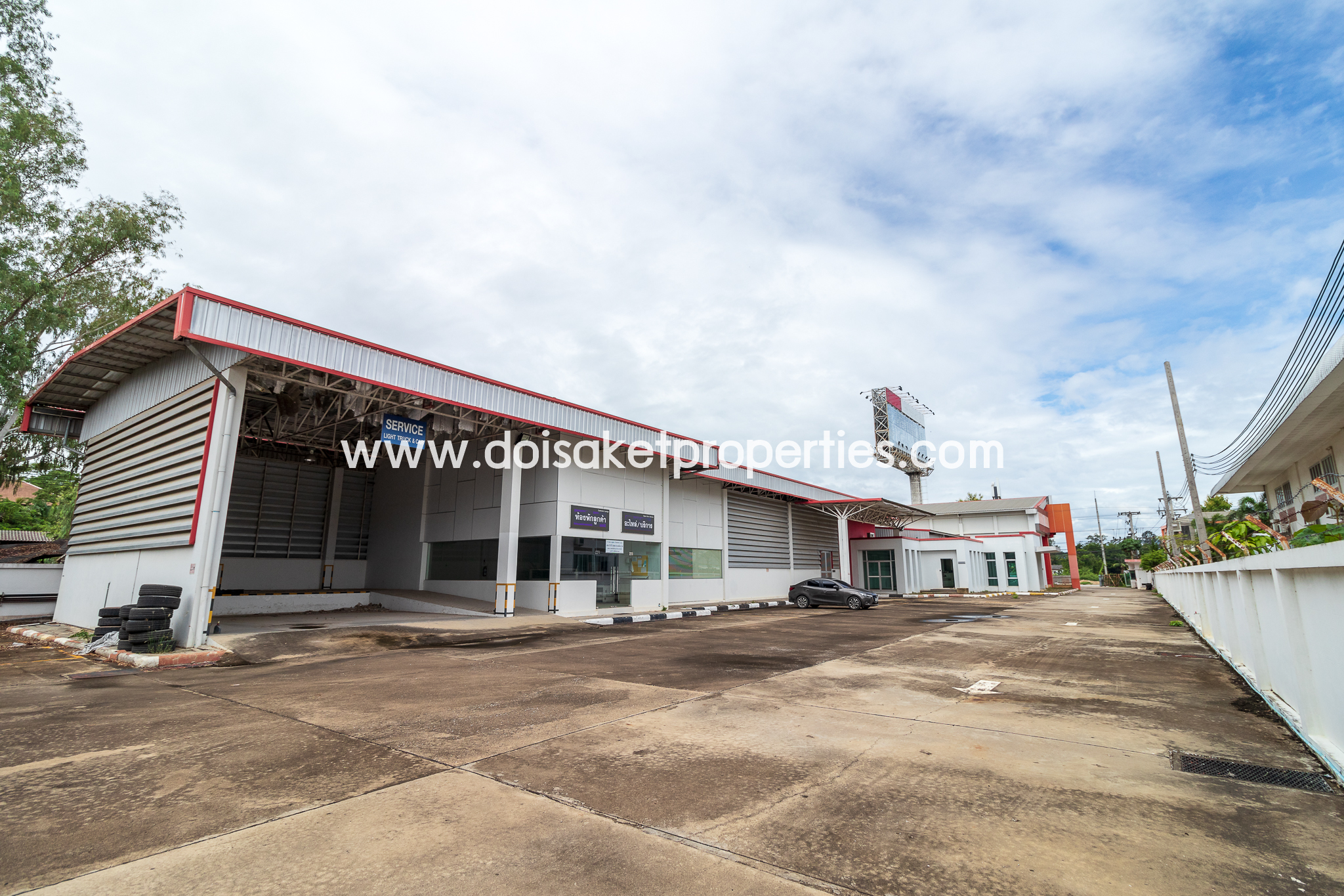 Saraphi-DSP-(CMS020-03) Large ~4 Rai Commercial Property with Direct Frontage on Route 11 Superhighway