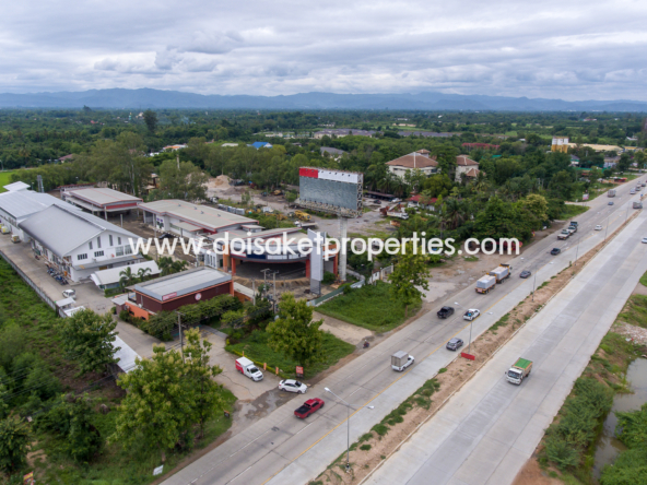 Saraphi-DSP-(CMS020-03) Large ~4 Rai Commercial Property with Direct Frontage on Route 11 Superhighway