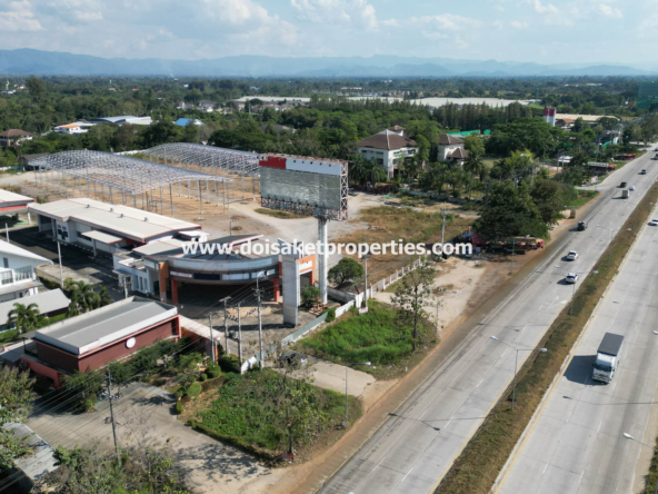 Saraphi-DSP-(CMS020-03) Large ~4 Rai Commercial Property with Direct Frontage on Route 11 Superhighway