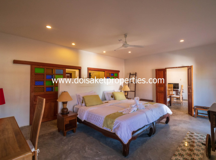 Doi Saket-DSP-(HR184-V2U) Lovely 2-Bedroom Family Suite for Rent in Choeng Doi