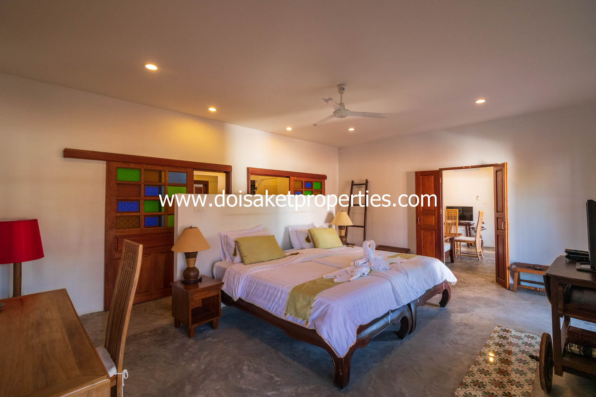 Doi Saket-DSP-(HR184-V2U) Lovely 2-Bedroom Family Suite for Rent in Choeng Doi