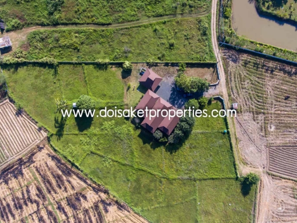 Doi Saket-DSP-(HS294-02) Beautiful Home for Sale on Nearly 4.5 Rai of Land in Doi Saket