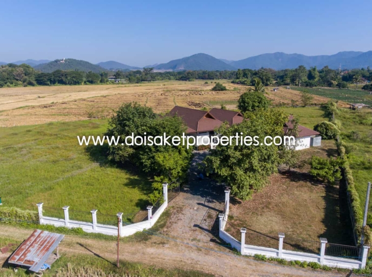 Doi Saket-DSP-(HS294-02) Beautiful Home for Sale on Nearly 4.5 Rai of Land in Doi Saket