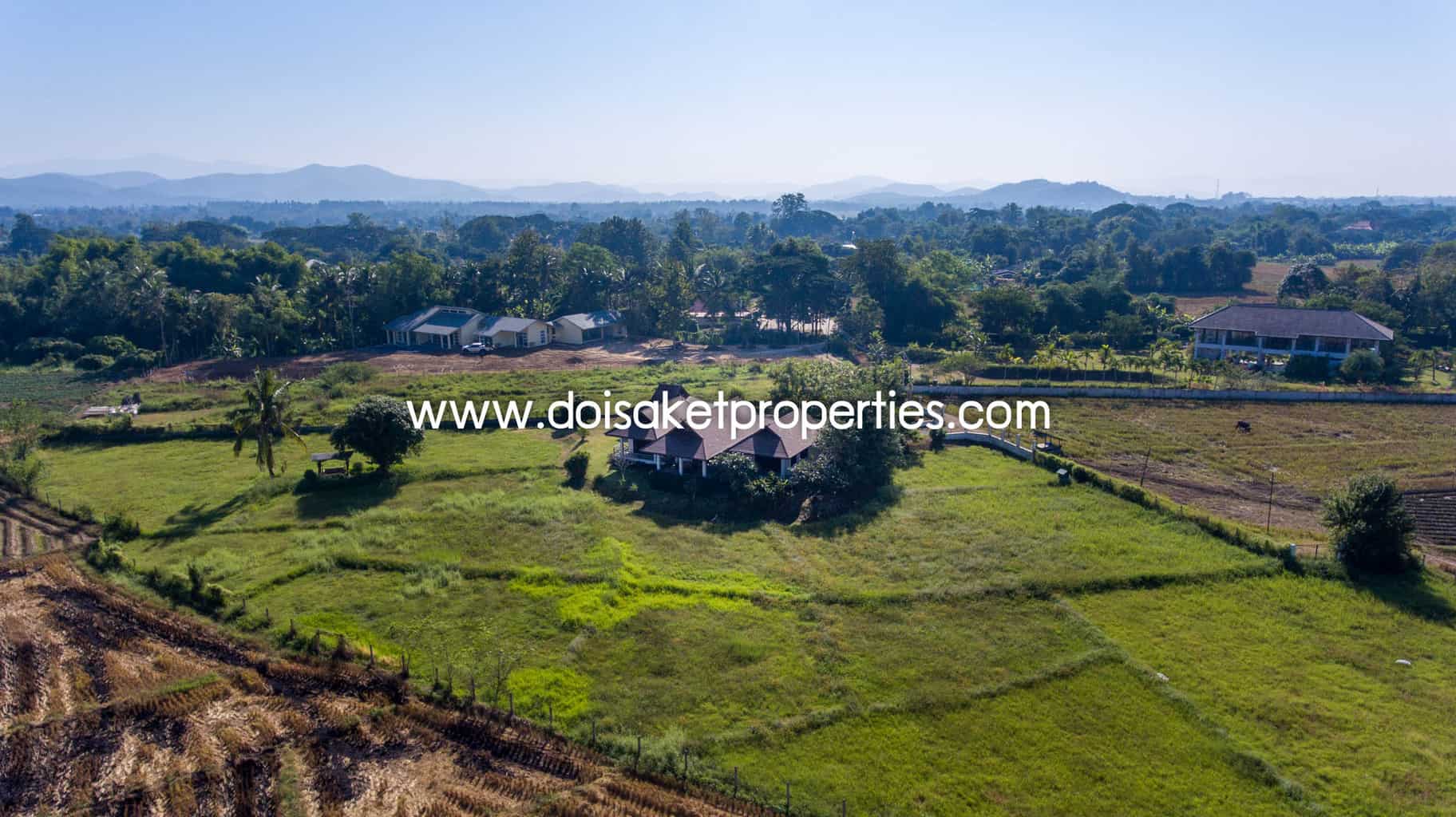 Doi Saket-DSP-(HS294-02) Beautiful Home for Sale on Nearly 4.5 Rai of Land in Doi Saket