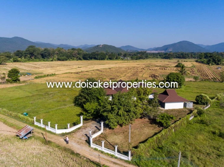 Doi Saket-DSP-(HS294-02) Beautiful Home for Sale on Nearly 4.5 Rai of Land in Doi Saket