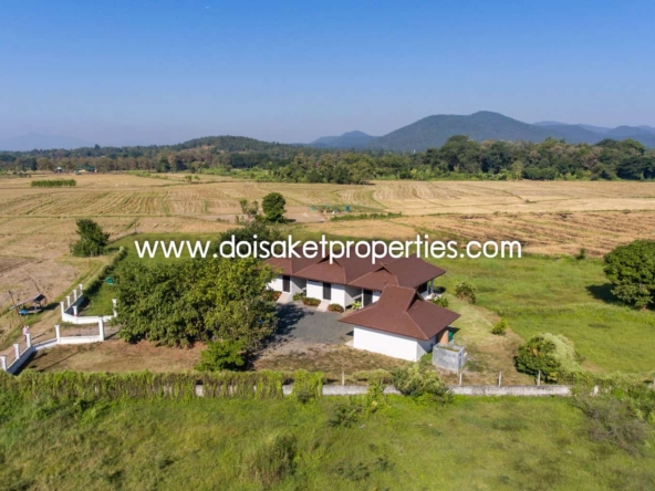 Doi Saket-DSP-(HS294-02) Beautiful Home for Sale on Nearly 4.5 Rai of Land in Doi Saket