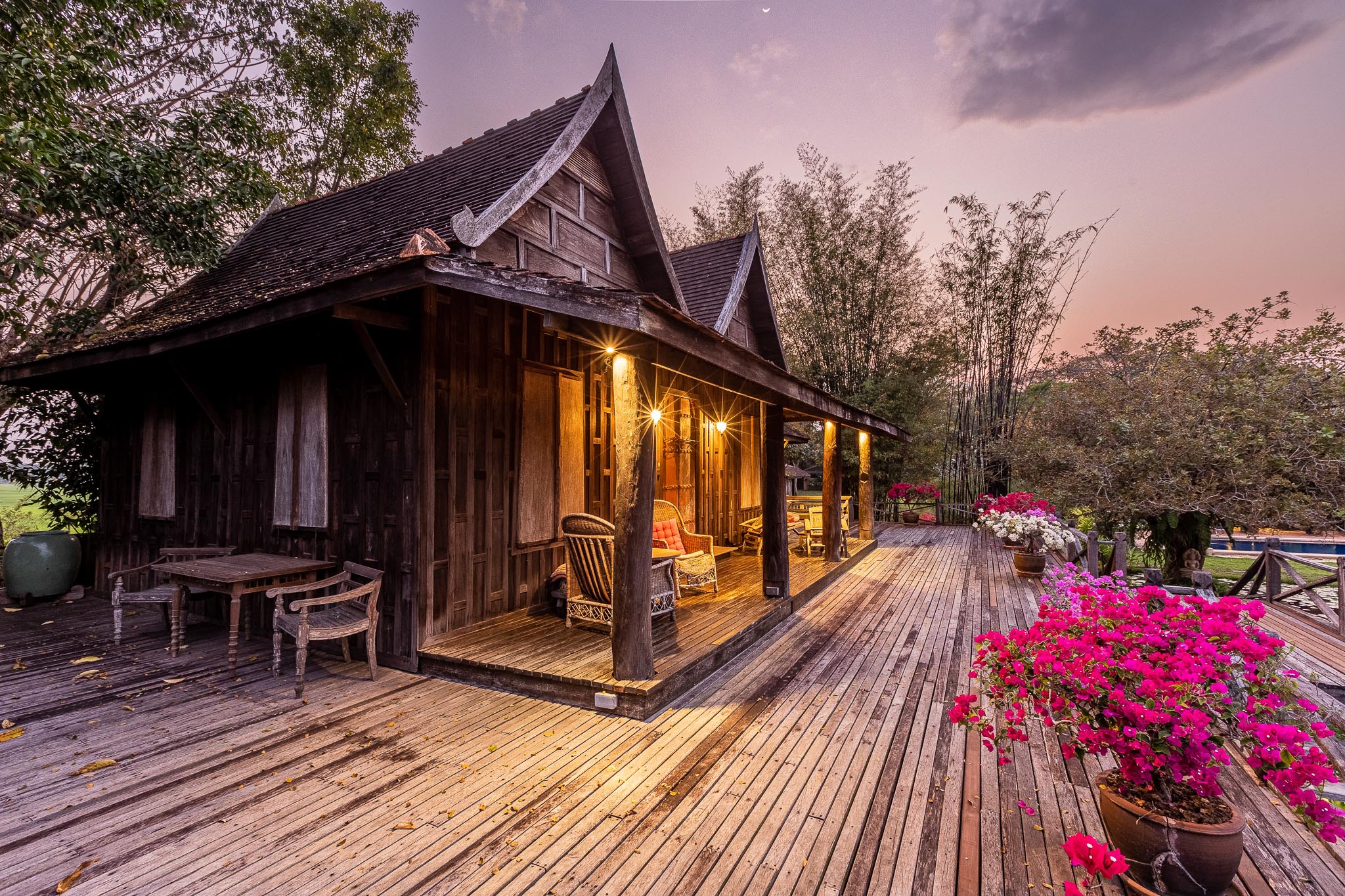 Doi Saket-DSP-(HS353-24) Amazing 24+ Rai Northern Thai Luxury “Sanctuary” Property for Sale in Luang Nuea