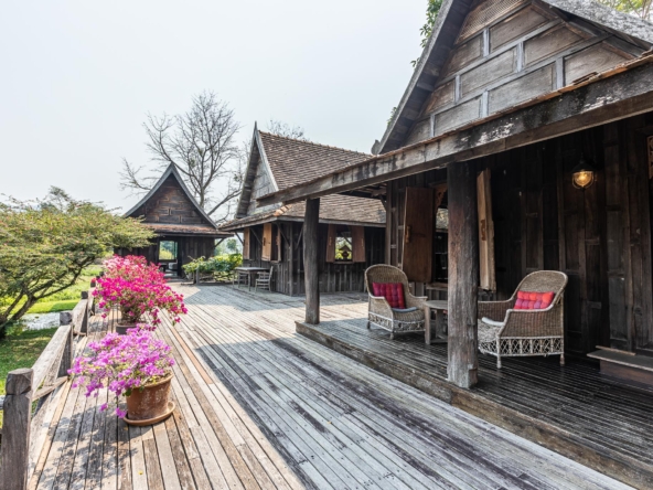 Doi Saket-DSP-(HS353-24) Amazing 24+ Rai Northern Thai Luxury “Sanctuary” Property for Sale in Luang Nuea