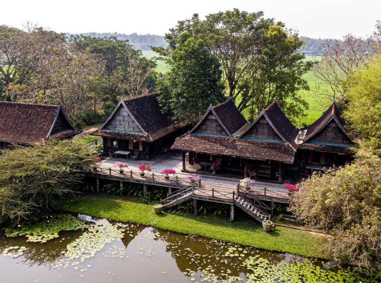 Doi Saket-DSP-(HS353-24) Amazing 24+ Rai Northern Thai Luxury “Sanctuary” Property for Sale in Luang Nuea