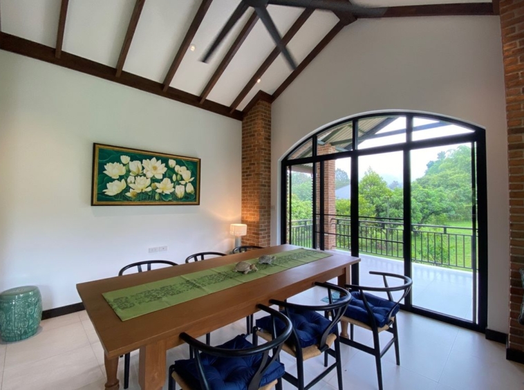 Brand new 3 bed house with stunning view for rent or sale in Mae Rim