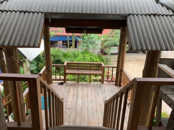 A wooden Thai house for rent in Mae Rim