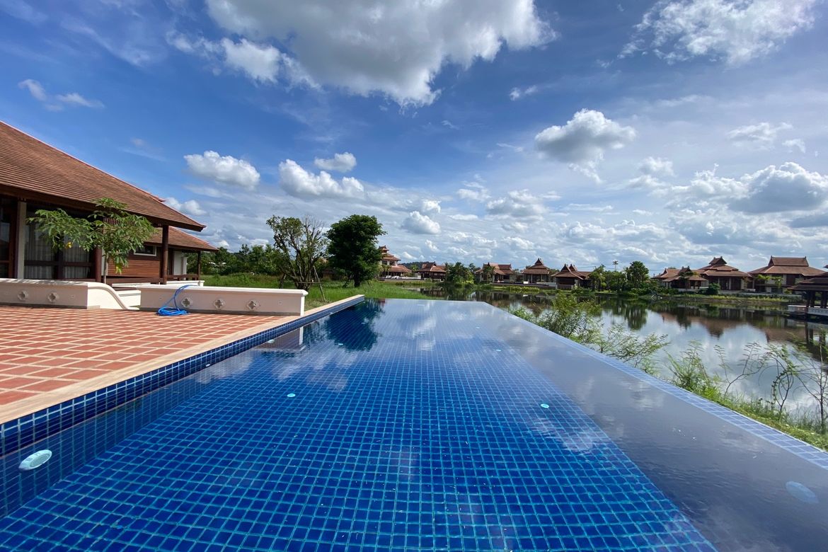 Lanna modern house with a private pool for sale in Doi Saket-P-PHS994