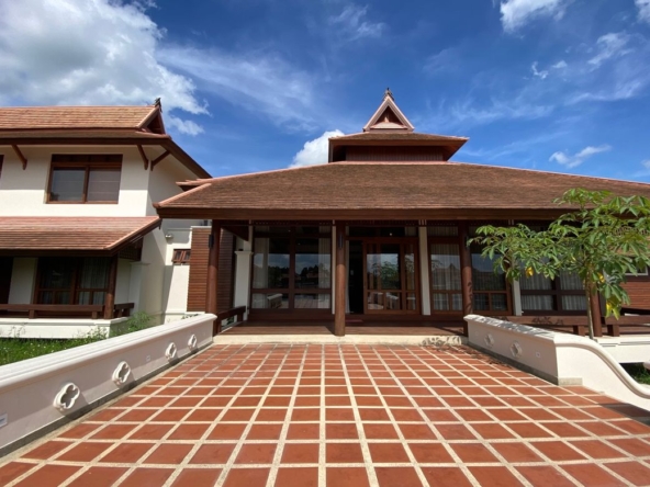 Lanna modern house with a private pool for sale in Doi Saket-P-PHS994