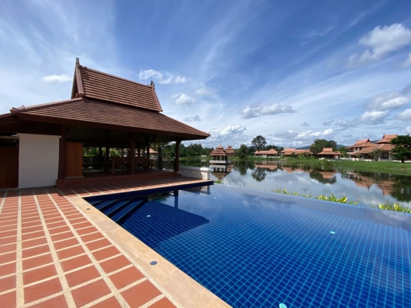 A Charming Lanna house with private pool for sale in Doi Saket