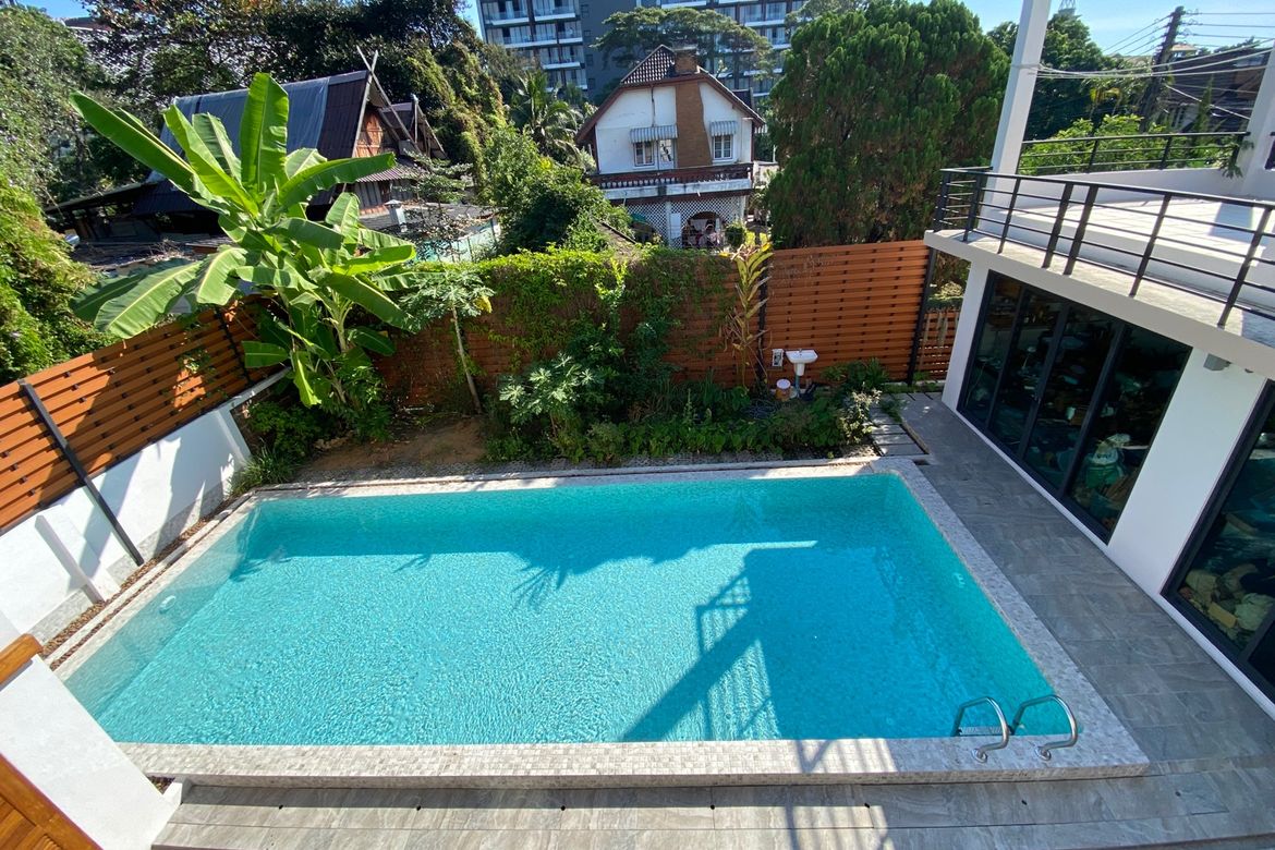 A modern house with pool for sale in Nimman area